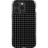 Black Grid iPhone 15 Pro Impact Case